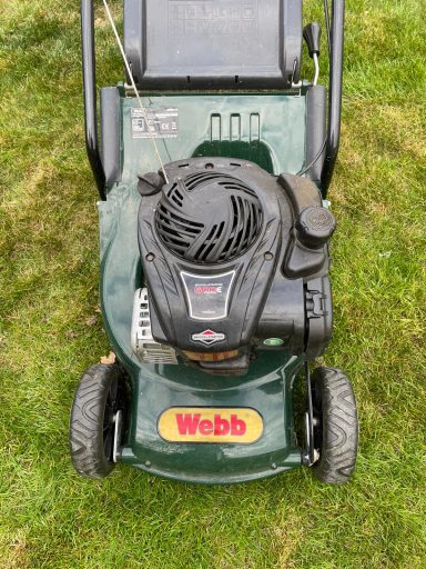 Webb Lawnmower after a full Service